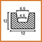 Schemat przekroju belki Rustykalnej 12x12 cm